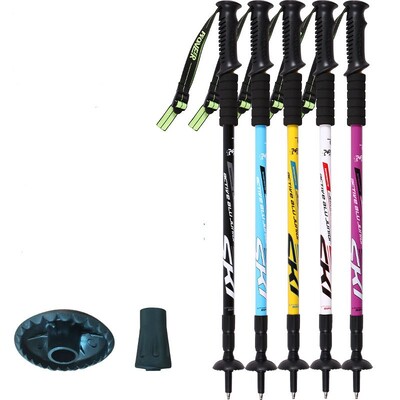 PIOMEER Outdoor Travel Camping Πεζοπορία Αναρρίχηση Μπαστούνι 6061 Aluminum AlloyAlpenstock Skiing Trekking κοντάρι 1τμχ