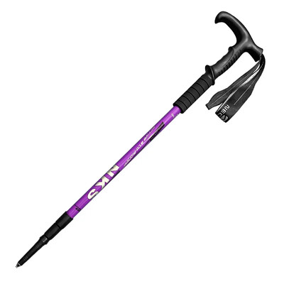 Nastaviteľná trekingová palica s dĺžkou 65-135 cm, zliatinová, vysokopevnostná turistická palica pre ženy a mužov, kempingové a turistické palice