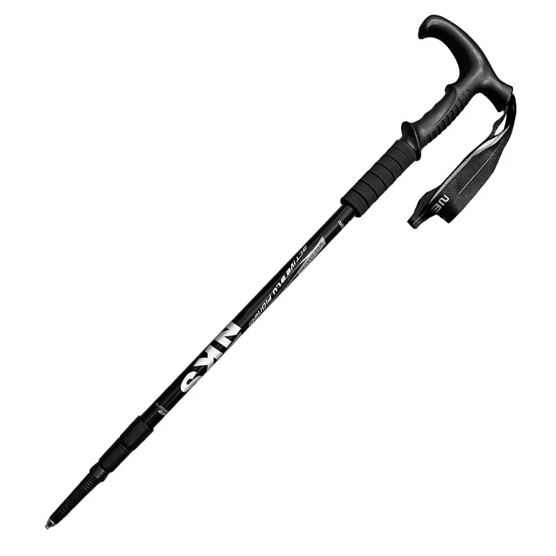 Nastaviteľná trekingová palica s dĺžkou 65-135 cm, zliatinová, vysokopevnostná turistická palica pre ženy a mužov, kempingové a turistické palice