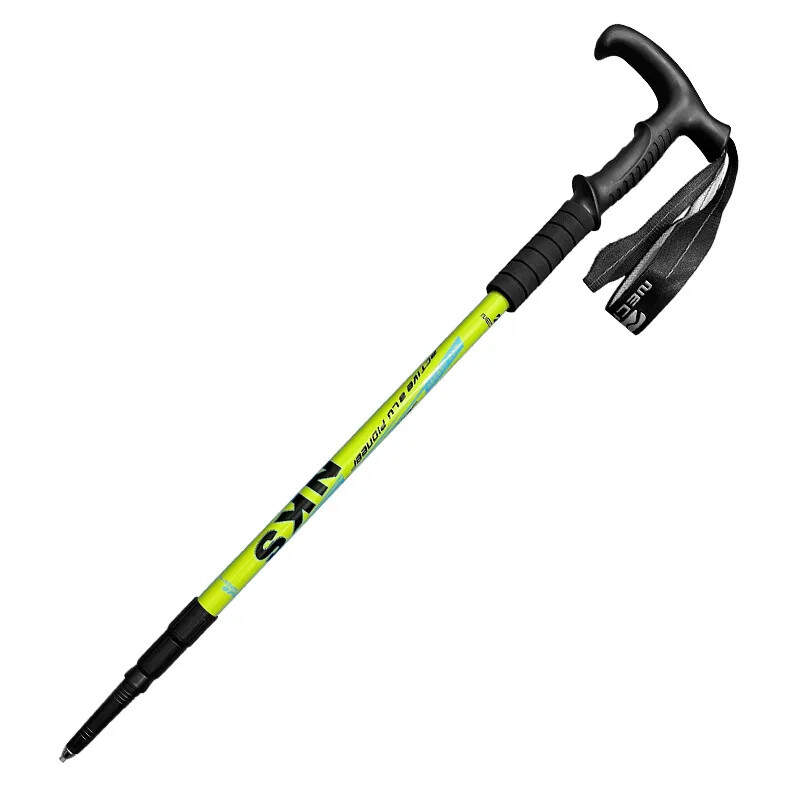 Nastaviteľná trekingová palica s dĺžkou 65-135 cm, zliatinová, vysokopevnostná turistická palica pre ženy a mužov, kempingové a turistické palice