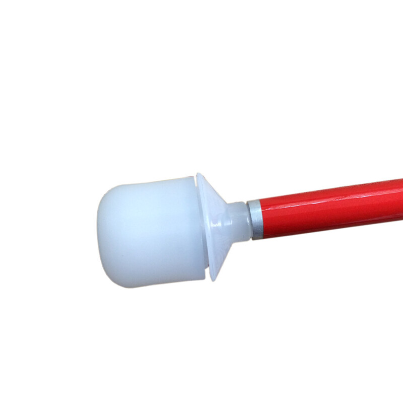 105cm-155cm, aluminijski pokretni sklopivi štapić za slijepe (preklapa se u 5 dijelova) s ružičastom ručkom