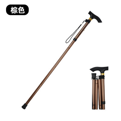 Sklopivi štap za hodanje Lagane 4-dijelne štake za planinarenje Neklizajuća teleskopska aluminijska palica za planinarenje Planinarska putovanja