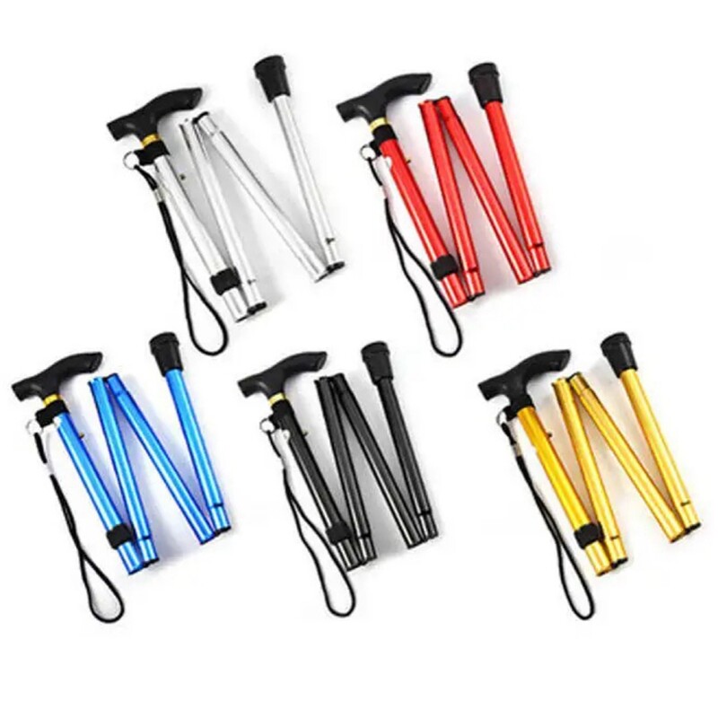 Sklopivi štap za hodanje Lagane 4-dijelne štake za planinarenje Neklizajuća teleskopska aluminijska palica za planinarenje Planinarska putovanja