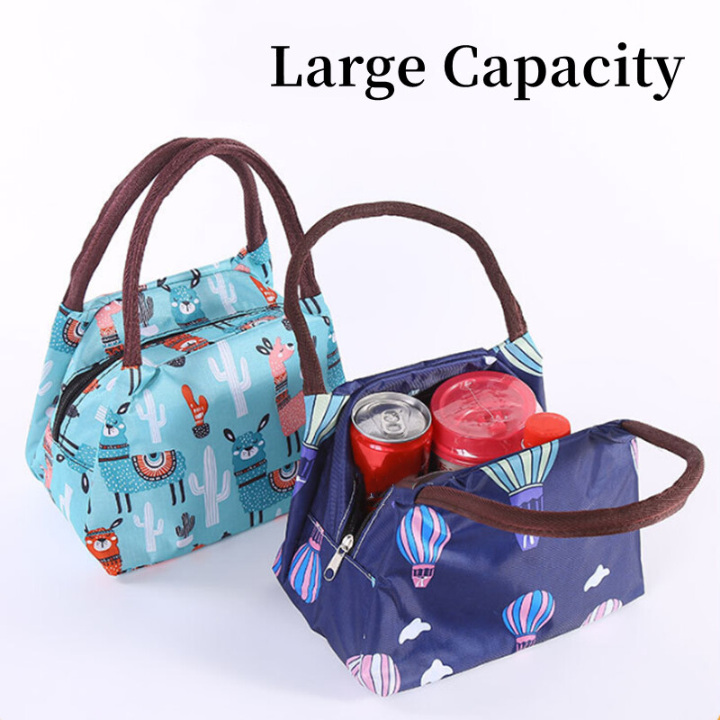 Izolirana torba za ručak za kampiranje, piknik Slatka dječja torba za hlađenje Bento Ice Pack Kutija za ručak za obrok Prijenosna termo torba Kutija za pohranu