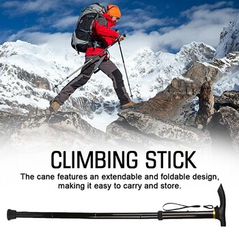 1 PC Climbing Stick Ultralight Trekking Poles Walking Stick Telescopic Walking New Lightweight 2023 Hiking Version Collapsi P0L6