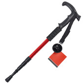 1 kom aluminijske legure plastični sklopivi štap za hodanje teleskop štaka štap za hodanje planinarenje pješačenje štap za planinarenje amortizeri protiv klizanja