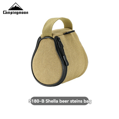 CAMPINGMOON Vanjska prijenosna zdjela za salatu Torba za pohranu, platnena šalica za salatu Šalica za kavu i pivo Prijenosna torba za pohranu, S180-B