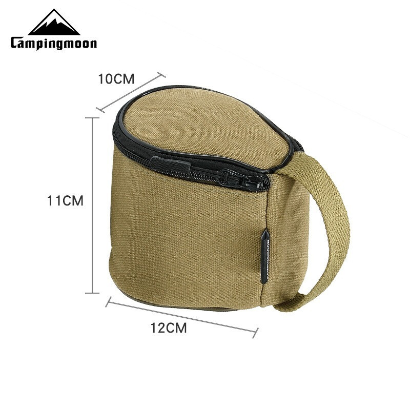 CAMPINGMOON Vanjska prijenosna zdjela za salatu Torba za pohranu, platnena šalica za salatu Šalica za kavu i pivo Prijenosna torba za pohranu, S180-B