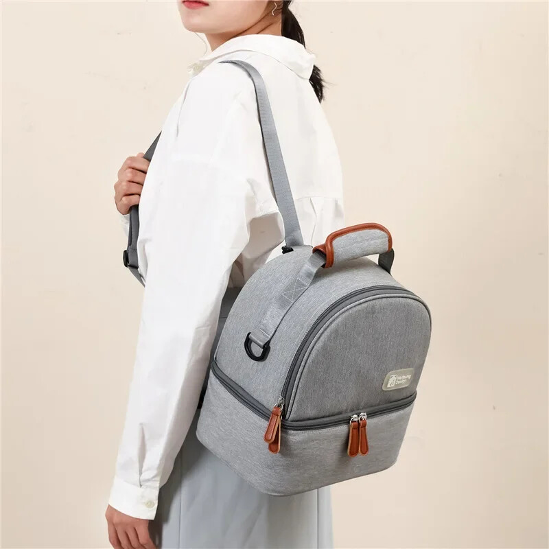 Hladnjak za pohranjivanje mlijeka za majku Dvoslojna dječja hrana Pumpa za grudi Termoizolacijska vrećica Bočica za hranjenje Vodootporna najlonska vrećica