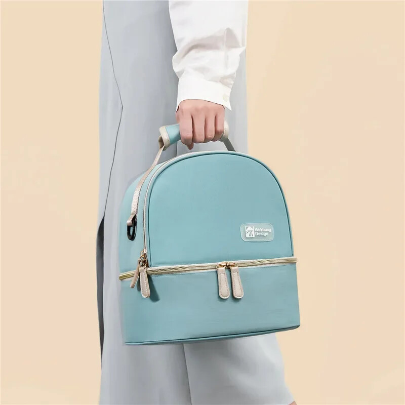 Hladnjak za pohranjivanje mlijeka za majku Dvoslojna dječja hrana Pumpa za grudi Termoizolacijska vrećica Bočica za hranjenje Vodootporna najlonska vrećica