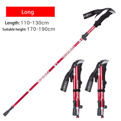 Sklopivi štapovi za hodanje 2 kom Ultralaki štapovi za planinarenje Planinarska putovanja Anti-Shock štap za alpinizam Teleskopski štap za trčanje na otvorenom