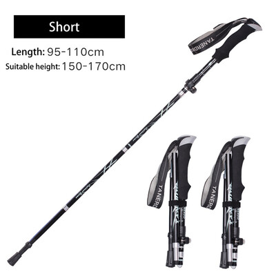 Sklopivi štapovi za hodanje 2 kom Ultralaki štapovi za planinarenje Planinarska putovanja Anti-Shock štap za alpinizam Teleskopski štap za trčanje na otvorenom