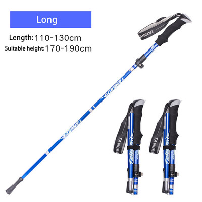 Sklopivi štapovi za hodanje 2 kom Ultralaki štapovi za planinarenje Planinarska putovanja Anti-Shock štap za alpinizam Teleskopski štap za trčanje na otvorenom