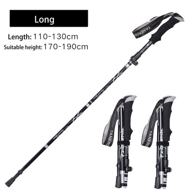 Sklopivi štapovi za hodanje 2 kom Ultralaki štapovi za planinarenje Planinarska putovanja Anti-Shock štap za alpinizam Teleskopski štap za trčanje na otvorenom