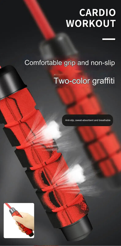 HOUZHOU Brzo preskakanje užeta Oprema za teretanu za dom Prijenosni fitness Vježbe Preskakanje užeta Vježbe Crossfit