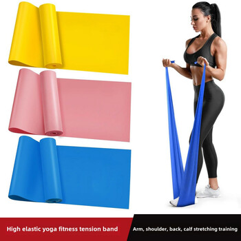 Yoga Sport Resistance Bands Pilates Training Fitness Exercise Home Gym Elastic Rope Band Φυσικό καουτσούκ Latex Αξεσουάρ γιόγκα