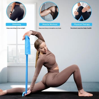 Yoga Sport Resistance Bands Pilates Training Fitness Exercise Home Gym Elastic Rope Band Φυσικό καουτσούκ Latex Αξεσουάρ γιόγκα