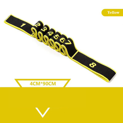 8 odjeljaka Plesna joga Pojas za istezanje Yoga Pilates Fitness Pojas za zatezanje Digitalno rastezanje Elastičnost