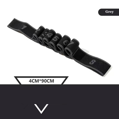 8 odjeljaka Plesna joga Pojas za istezanje Yoga Pilates Fitness Pojas za zatezanje Digitalno rastezanje Elastičnost