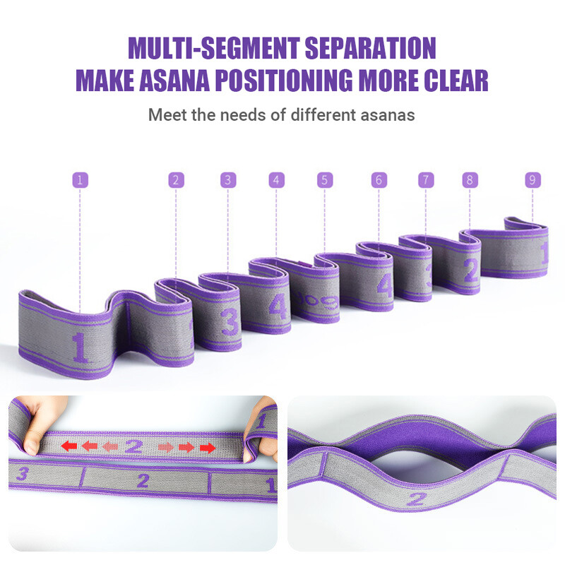 Višeslojne elastične trake za otpor za jogu Odraslo dijete Plesni trening Teretana Kućni pilates Vježbe Remen za povlačenje Fitnes Sport