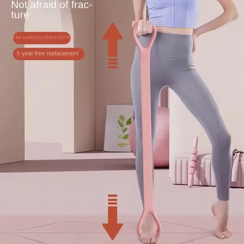 Cureaua de întindere Yoga 8-Figure Întinzător Instrument de yoga Spate deschis Practică Yoga de umăr Centura de întindere Banda elastică de întindere Antrenament