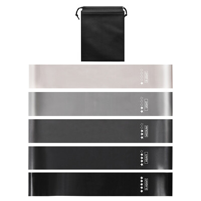 5 različitih razina otpornih traka Pilates Sport Gume za fitness Mini trake Vježbanje Fitness Extender Vježbanje Crossfit oprema