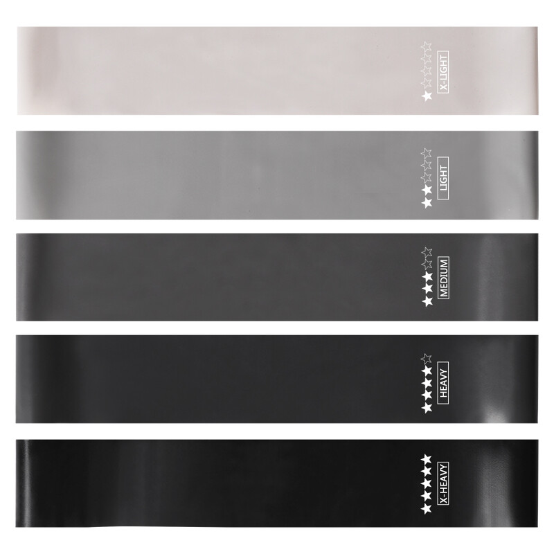 5 različitih razina otpornih traka Pilates Sport Gume za fitness Mini trake Vježbanje Fitness Extender Vježbanje Crossfit oprema