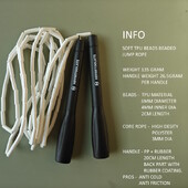 MENEJ BOLESTI MÄKKÉ GUMOVÉ TPU korálky NEVERTOOLATE korálkové skákanie PRESKAKOVANIE FREESTYLE lano antifrikčné korálky 2cmx6mm fitness