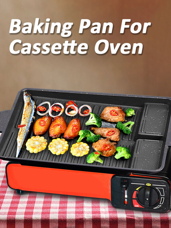 Tanjur za roštilj 32 X 26 cm Prijenosni neprianjajući premaz Plinski štednjak Butan Ploča za kuhanje Pravokutna korejska ploča za roštilj