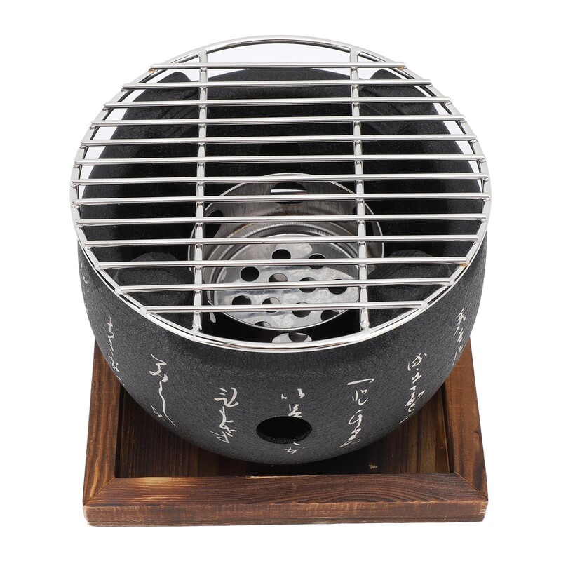 Japanski stil Grill Mini prijenosni japanski roštilj Roštilj okrugli štednjak na drveni ugljen Kućni alat za roštilj za kampiranje piknik