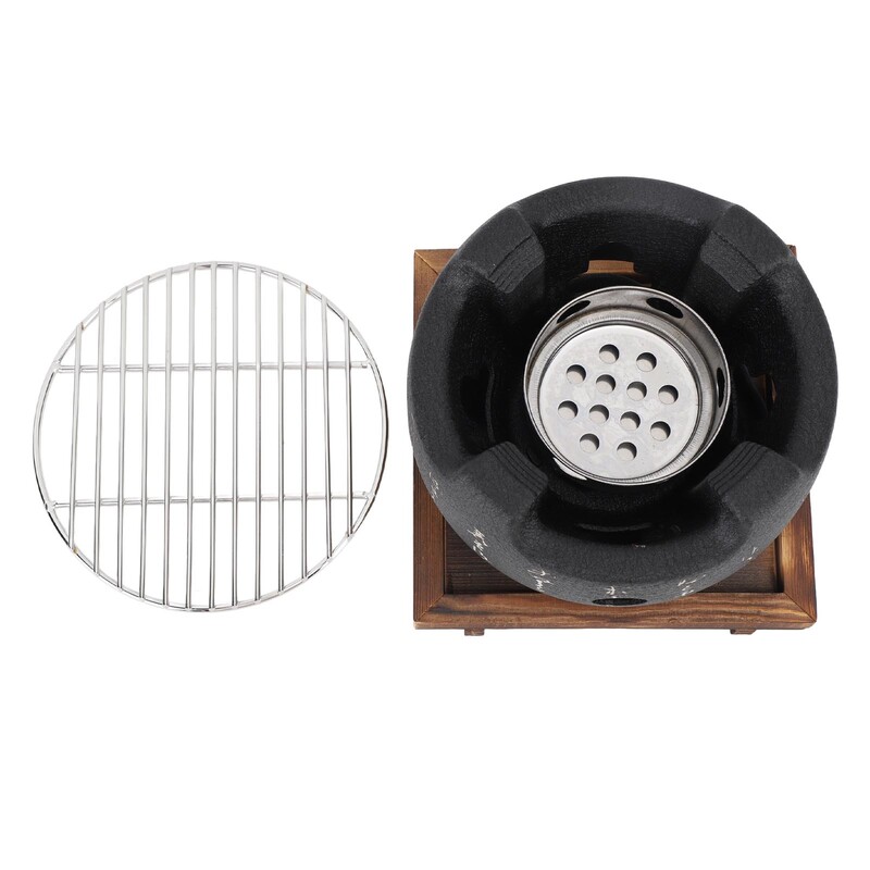 Japanski stil Grill Mini prijenosni japanski roštilj Roštilj okrugli štednjak na drveni ugljen Kućni alat za roštilj za kampiranje piknik