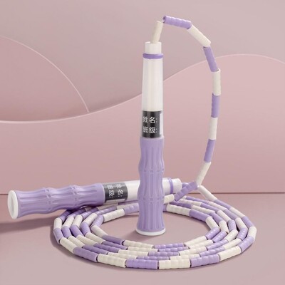 2,8 M segmentirano fitness uže za preskakanje bez čvorova, podesiva duljina, mekano uže za preskakanje, lagano, izdržljivo, sportsko uže za fitness