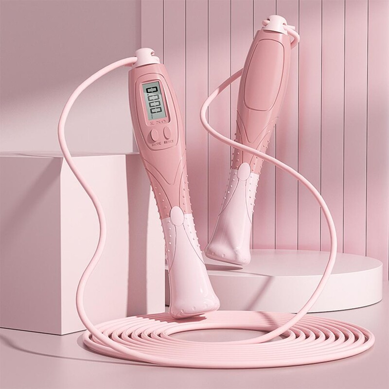 Uže za skakanje s elektronskim brojanjem Rotacija od 360° Sagorijevanje masnoće Fitness PVC Čvrsti materijal Uže za preskakanje Uže za skakanje u zatvorenom prostoru