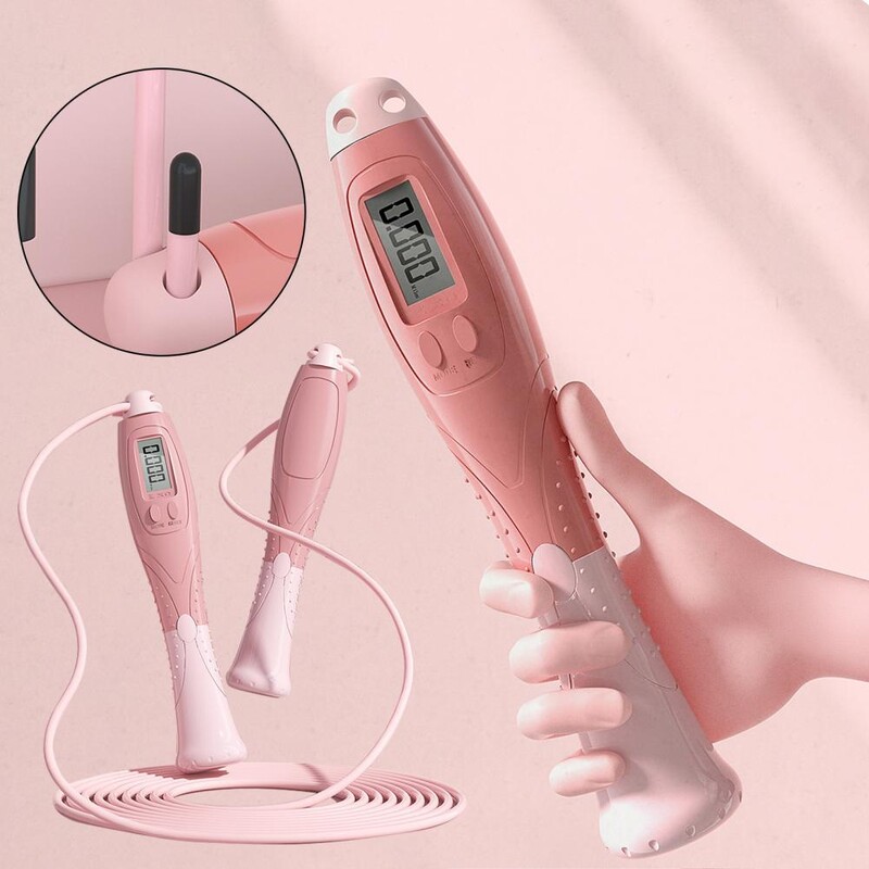 Uže za skakanje s elektronskim brojanjem Rotacija od 360° Sagorijevanje masnoće Fitness PVC Čvrsti materijal Uže za preskakanje Uže za skakanje u zatvorenom prostoru