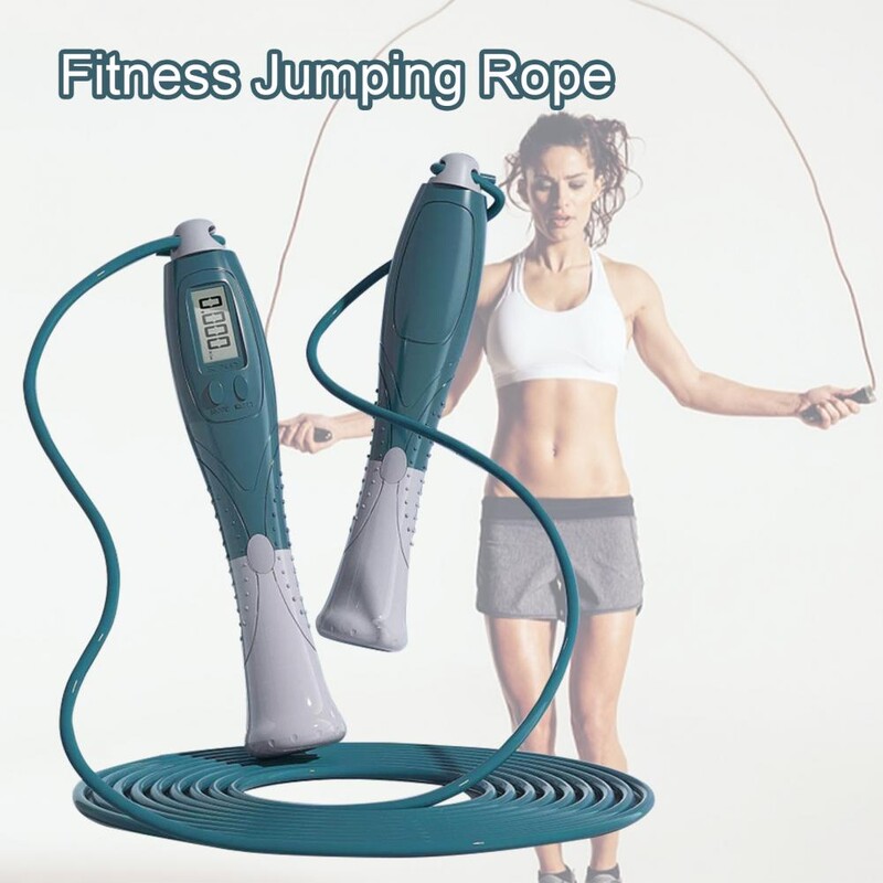 Uže za skakanje s elektronskim brojanjem Rotacija od 360° Sagorijevanje masnoće Fitness PVC Čvrsti materijal Uže za preskakanje Uže za skakanje u zatvorenom prostoru