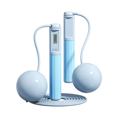 Jednostavno i praktično uže za preskakanje odraslih s bežičnim brojanjem (s loptom)