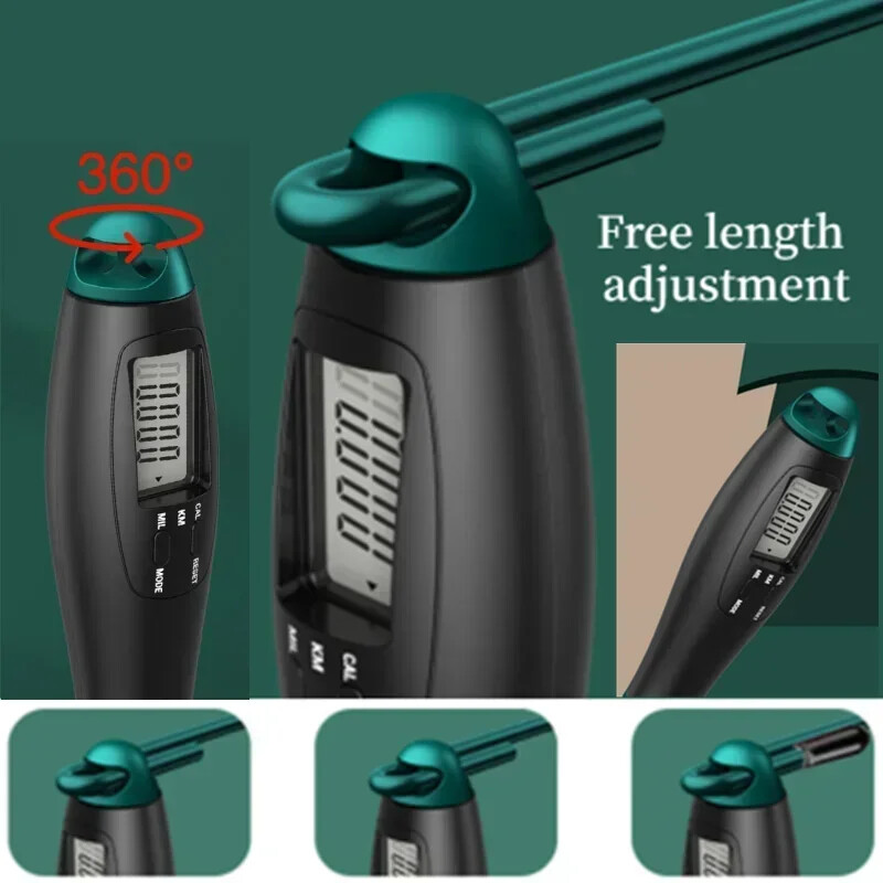 Lopta za preskakanje od čeličnog PVC-a Uže za preskakanje Vježbanje Podesivo bežično uže za preskakanje Fitness dvorana za trening Kućna sportska oprema