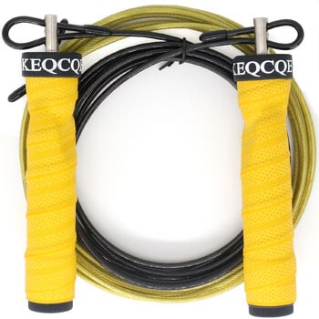 Crossfit Jump Rope Skip Speed & Weighted Skipping Rope Προπόνηση δύναμης σχοινιού γυμναστικής