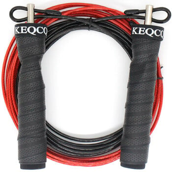 Crossfit Jump Rope Skip Speed & Weighted Skipping Rope Προπόνηση δύναμης σχοινιού γυμναστικής