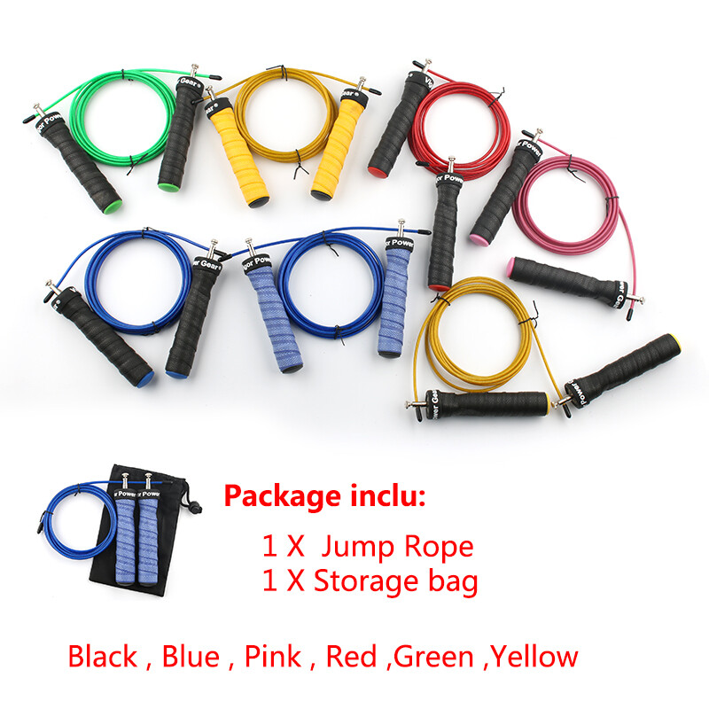 Vigor Power Gear Podesivo uže za preskakanje Brzinsko uže za preskakanje Znoj uže za preskakanje ruku za Crossfit Fitness trening