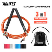 AOLIKES 1 KOM Crossfit Speed Jump Rope Profesionalno uže za preskakanje za MMA boks Fitness Skip Workout Training s torbom za nošenje