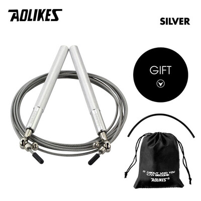AOLIKES 1 KOM Crossfit Speed Jump Rope Profesionalno uže za preskakanje za MMA boks Fitness Skip Workout Training s torbom za nošenje