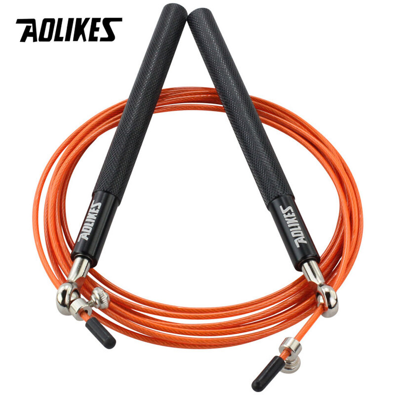 AOLIKES 1 KOM Crossfit Speed Jump Rope Profesionalno uže za preskakanje za MMA boks Fitness Skip Workout Training s torbom za nošenje