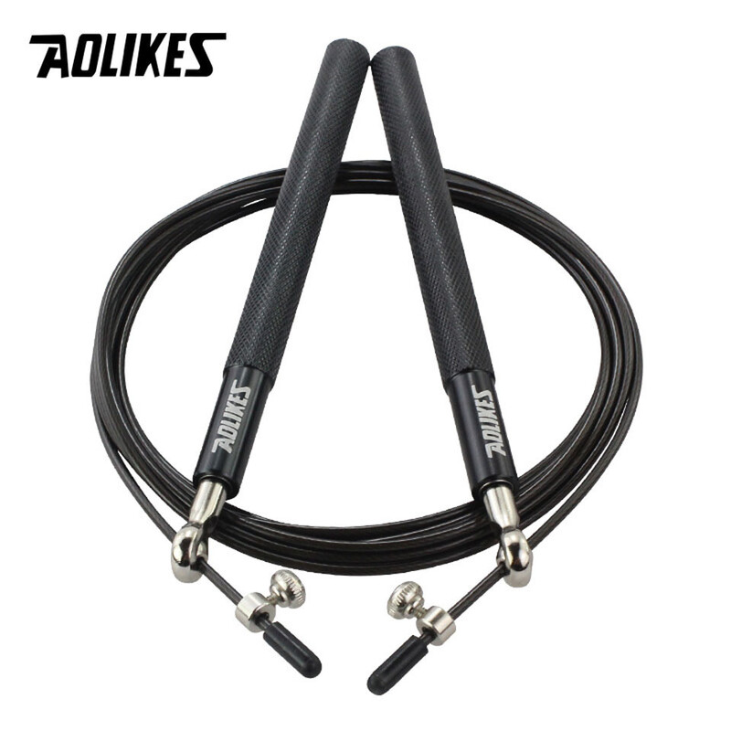 AOLIKES 1 KOM Crossfit Speed Jump Rope Profesionalno uže za preskakanje za MMA boks Fitness Skip Workout Training s torbom za nošenje