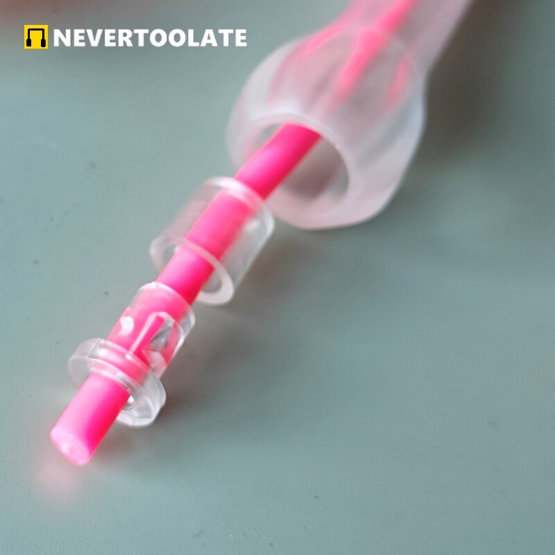 NEVERTOOLATE EXTRA DUGAČKI 3,2 METRA 14 cm ručka za trbušne mišiće boksačka brzina Mekani PVC Preskakanje užeta Slobodno preskakanje Crossfit Fitness