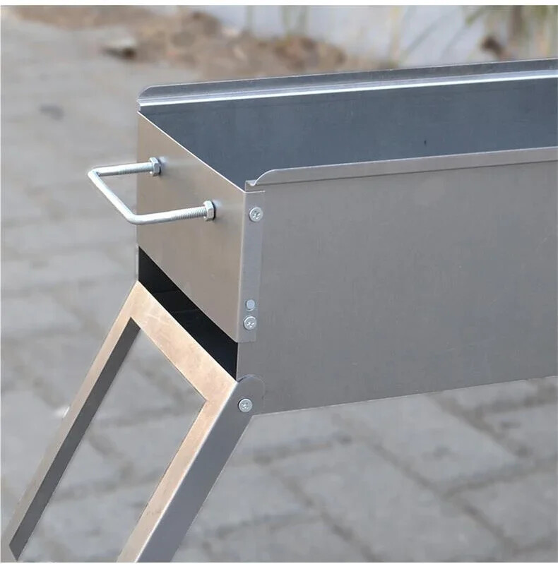 Prijenosni roštilj na drveni ugljen Sklopivi roštilj za roštiljanje na otvorenom Kuhanje Kampiranje Planinarenje Piknici Putovanje u prtljažniku Zabava