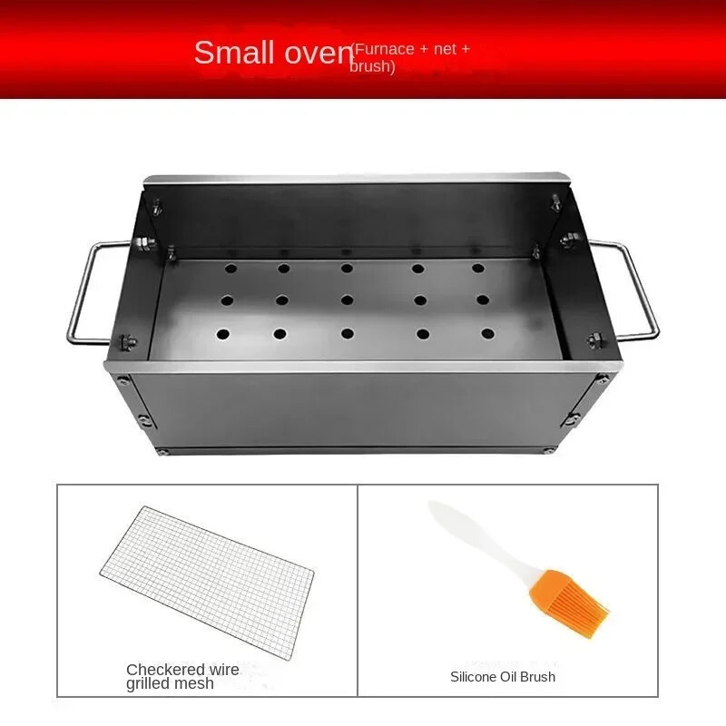 Prijenosni roštilj na drveni ugljen Sklopivi roštilj za roštiljanje na otvorenom Kuhanje Kampiranje Planinarenje Piknici Putovanje u prtljažniku Zabava