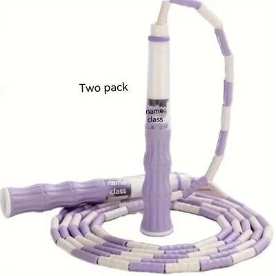 Σχοινάκι άλματος από μπαμπού 2,8 εκατ. Επιδεξιότητα για αρχάριους Ενήλικες Παιδιά Μαλακές χάντρες χωρίς μπερδέματα Σχοινάκι άλματος γυμναστικής