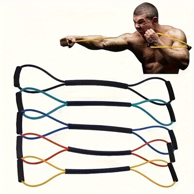 Ζώνες αντίστασης πυγμαχίας Elastic Band Rope Rubber Speed Training Αντιολισθητικό κάλυμμα αφρού Προπόνηση δύναμης βραχίονα για γυμναστική στο σπίτι