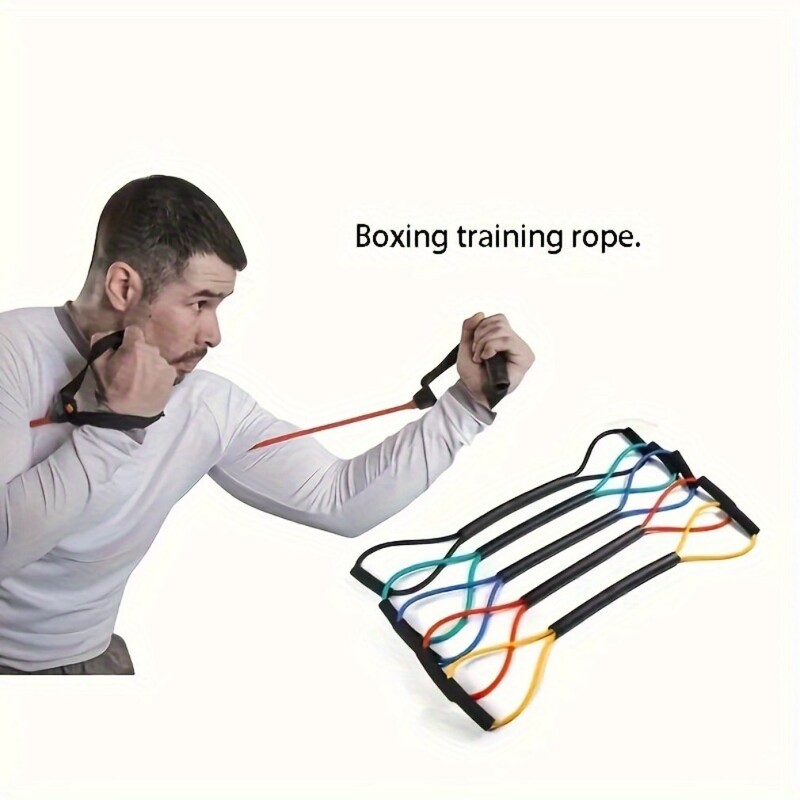 Ζώνες αντίστασης πυγμαχίας Elastic Band Rope Rubber Speed Training Αντιολισθητικό κάλυμμα αφρού Προπόνηση δύναμης βραχίονα για γυμναστική στο σπίτι